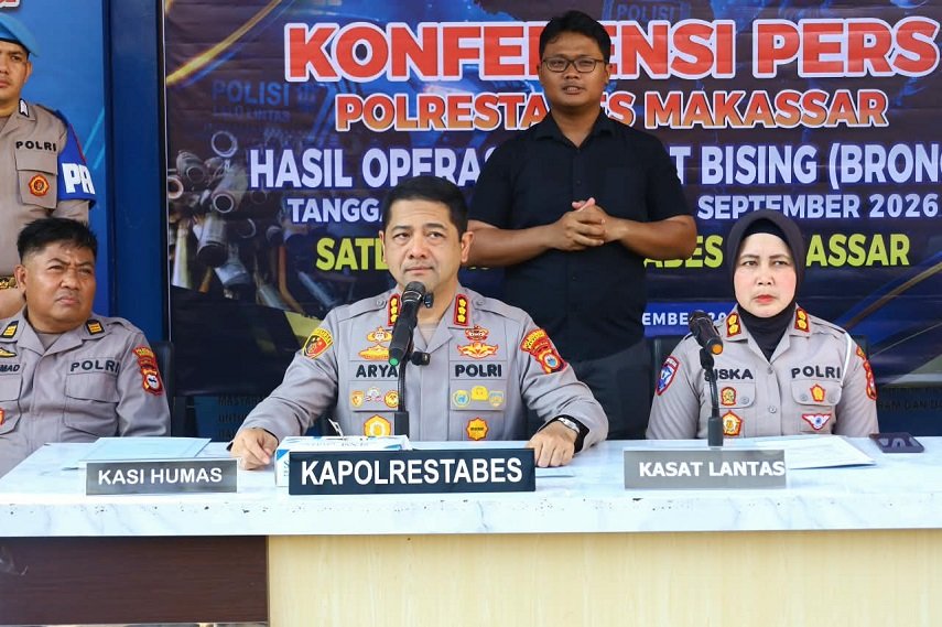 Makassar Diperketat: Ratusan Motor Diamankan Usai Polisi Merespons Laporan Masyarakat