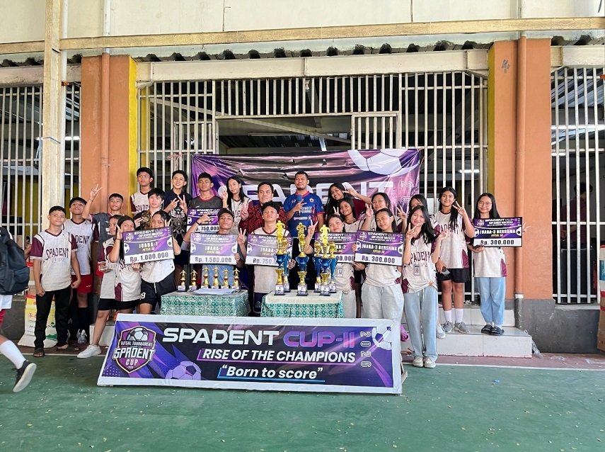 Gemuruh SPADENT CUP II: Panggung Juara Futsal Pelajar Makassar Kembali Memukau