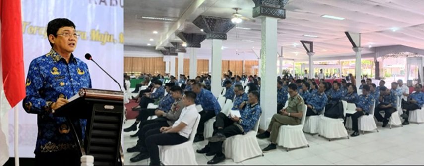 Gubernur Hadir Lewat Zoom, Bupati Toraja Utara Buka Musrenbang RPJMD Tahun 2025-2029,