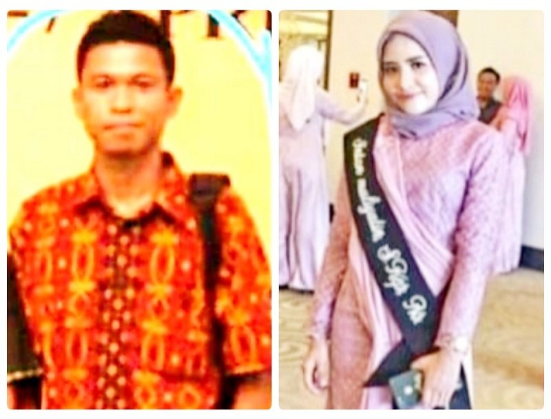 Pelaku pembunuhan AS (dosen) dan korbannya Intan Mulyati (mahasiswi)