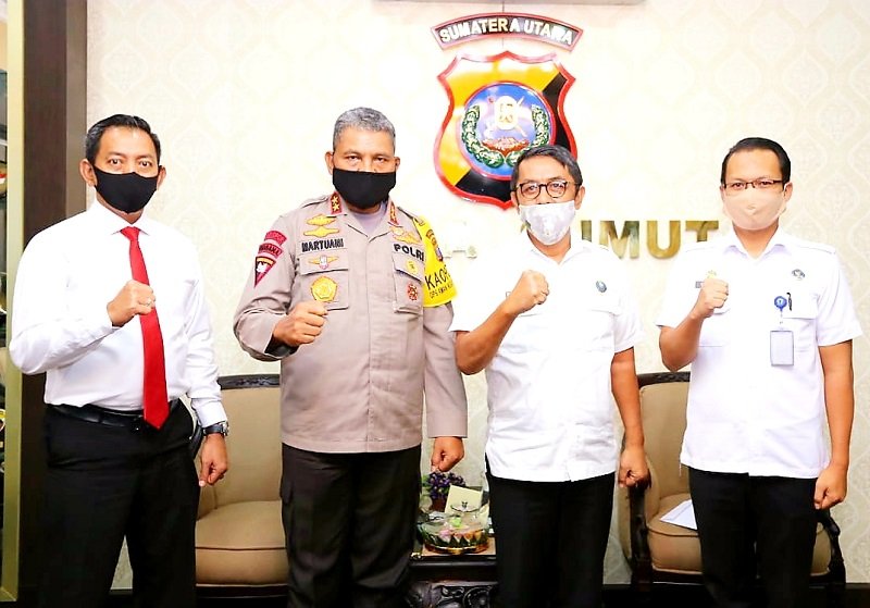 Kapolda Sumut Terima Kunjungan Silaturahmi Kepala BNN Provinsi Sumut