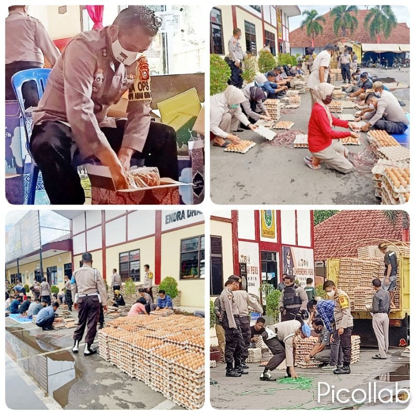 Alumni Akpol 1999 Jajaran Polda Sulsel Gelar Bakti Sosial, Salurkan 1.999 Paket Sembako dan 1.999 Buah Masker