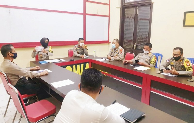 Polres Gowa Gelar Rapat Persiapan Pelaksanaan Perayaan Hari Raya Idul Adha 1441 H