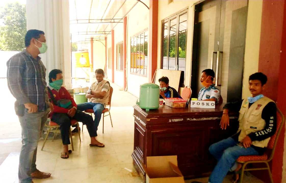 Bupati Maros Pantau Kegiatan di Posko Gugus Tugas Penanganan Covid-19 Kabupaten Maros