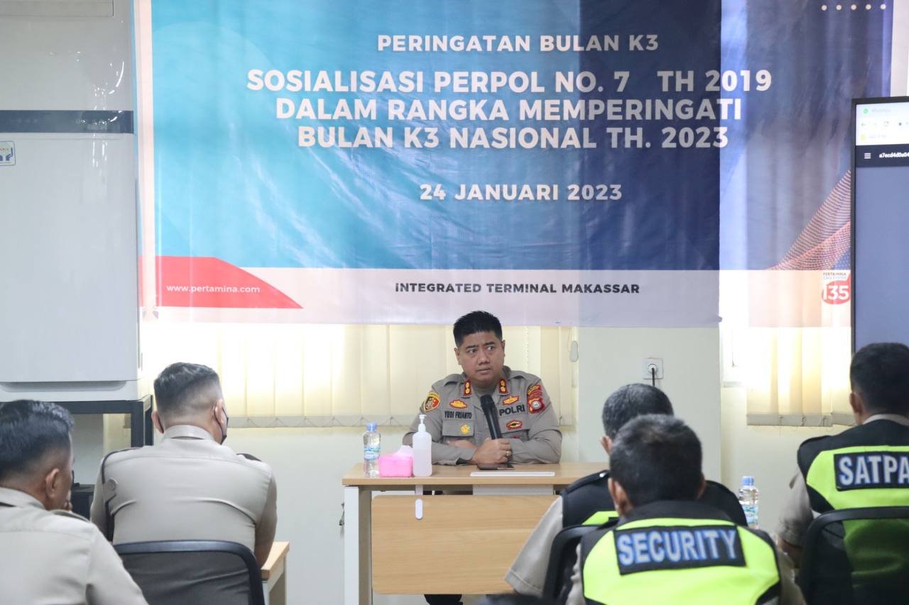 SOROTMAKASSAR.COM - Peringati Bulan K3 Nasional 2023, Kapolres AKBP ...