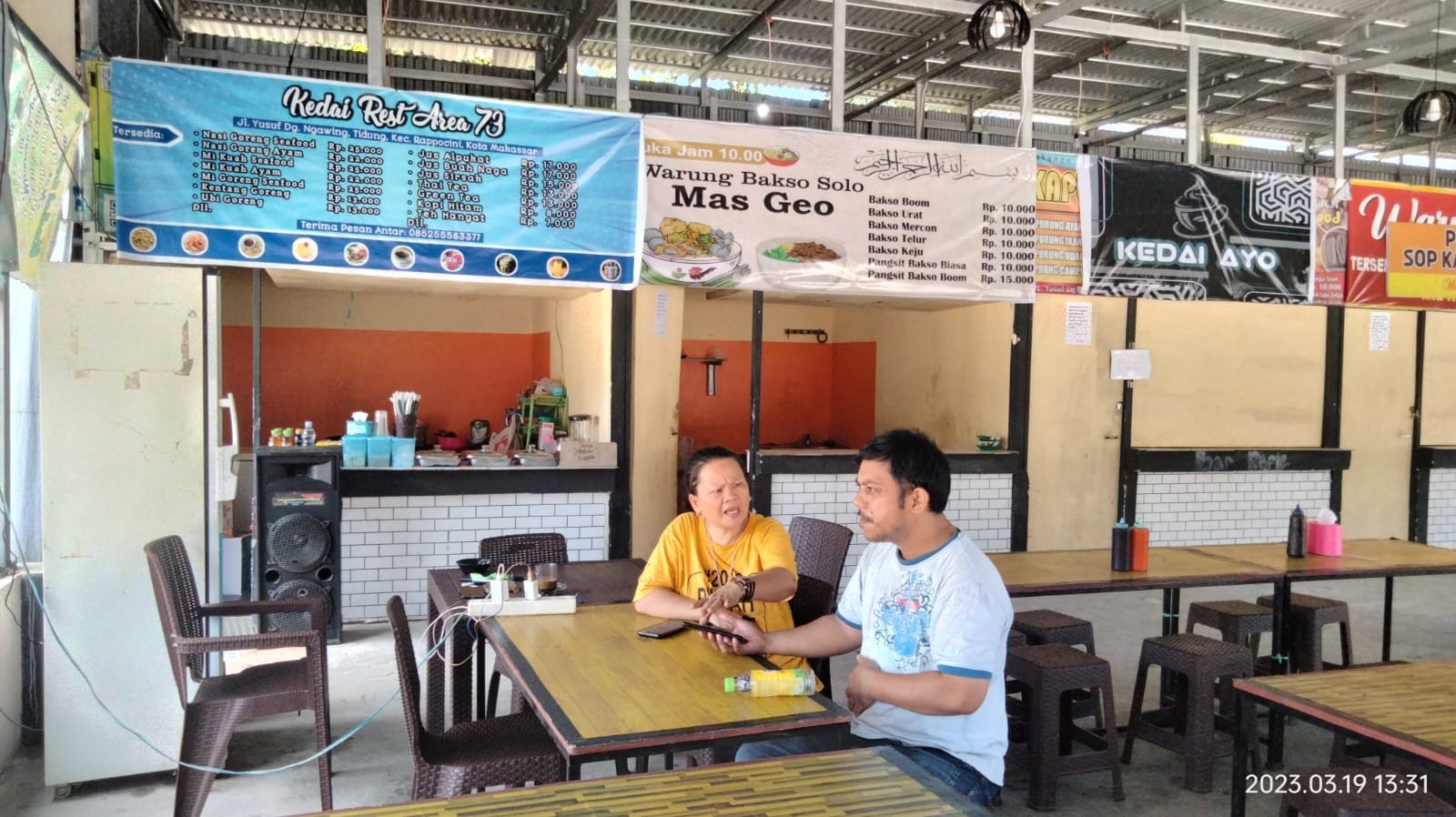 Kedai Rest Area 73 Siapkan Makan Minum Buka Puasa dan Sahur Dengan Harga Serba Rp 10.000