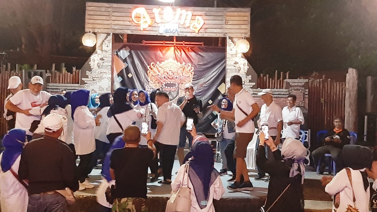 Malam Terakhir di Bali, PAS82 Makassar Gelar Syukuran dan Gebrak Panggung Musik Pantai Jimbaran