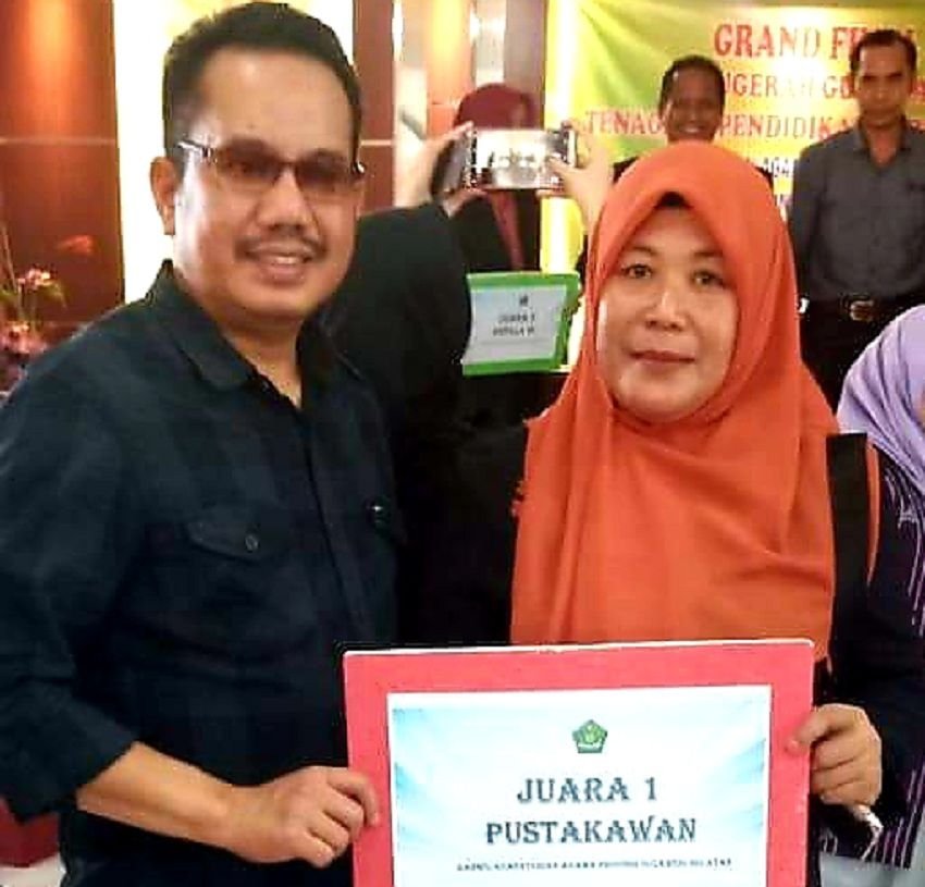 Nurlaela, Pustakawan MTsN 4 Sinjai Persiapkan Diri Ikuti Kompetisi Tingkat Nasional