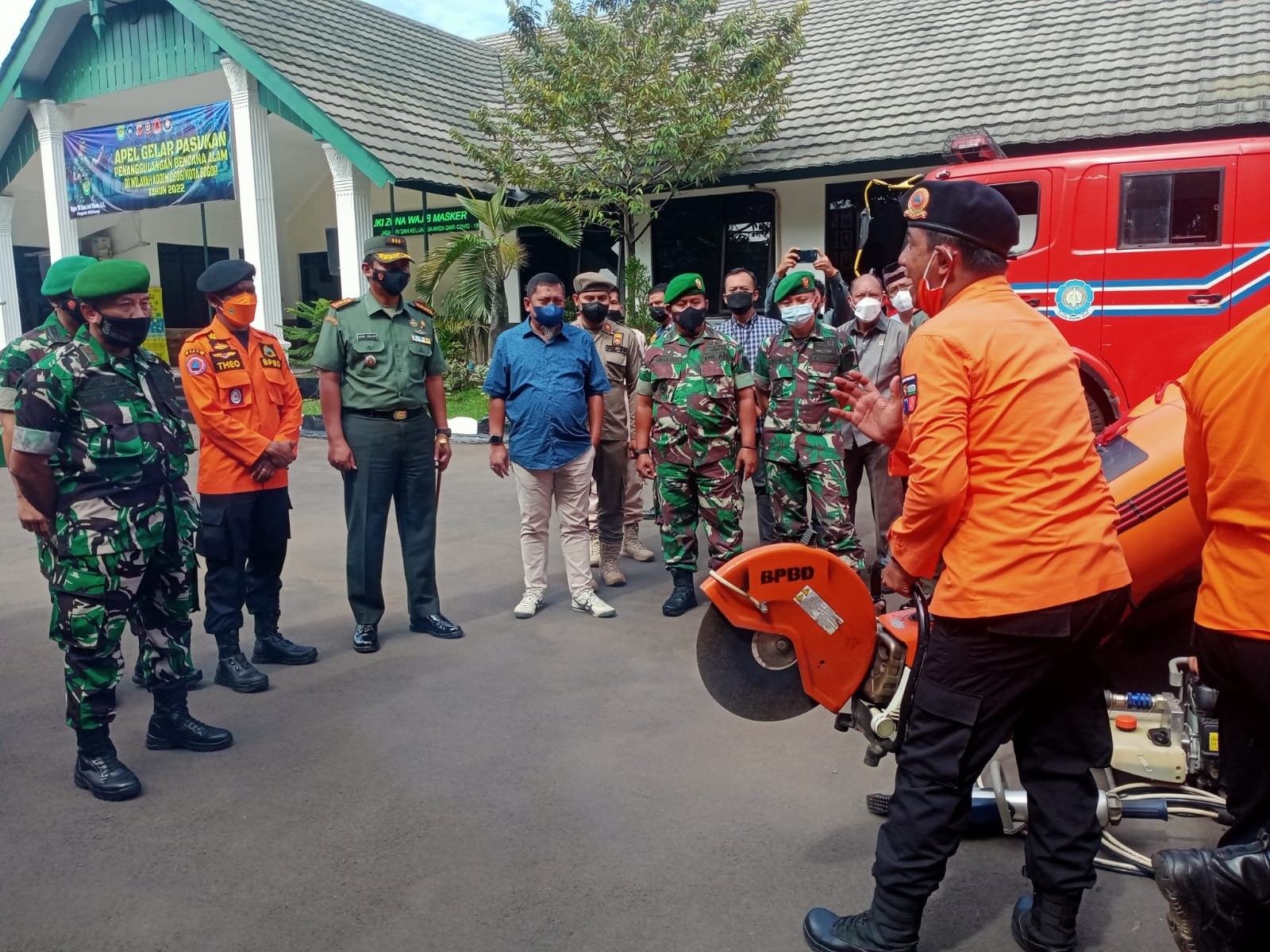 Kodim Jajaran Korem 061/Sk Gelar Apel Kesiapsiagaan Penanggulangan Bencana Alam